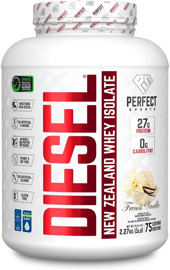 DIESEL – 100% Whey Isolate – French Vanilla – 5 lb