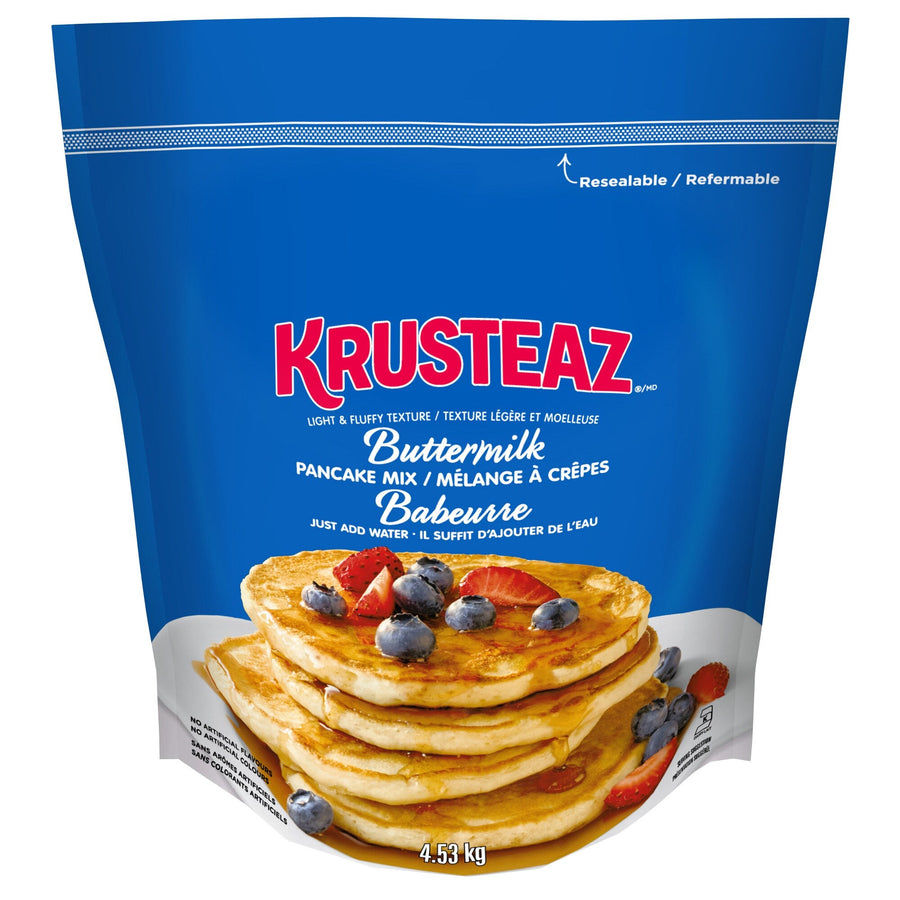 Krusteaz Buttermilk Pancake Mix - 4 x 4.53 kg - Grocery and Food Items - Canadian Distribution