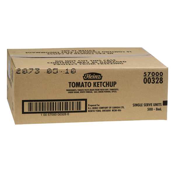 Ketchup Heinz en portions individuelles - 4 paquets de 500 unités - Épicerie et produits alimentaires - Distribution canadienne - Livraison gratuite au Canada pour les commandes de plus de 199 $ CA