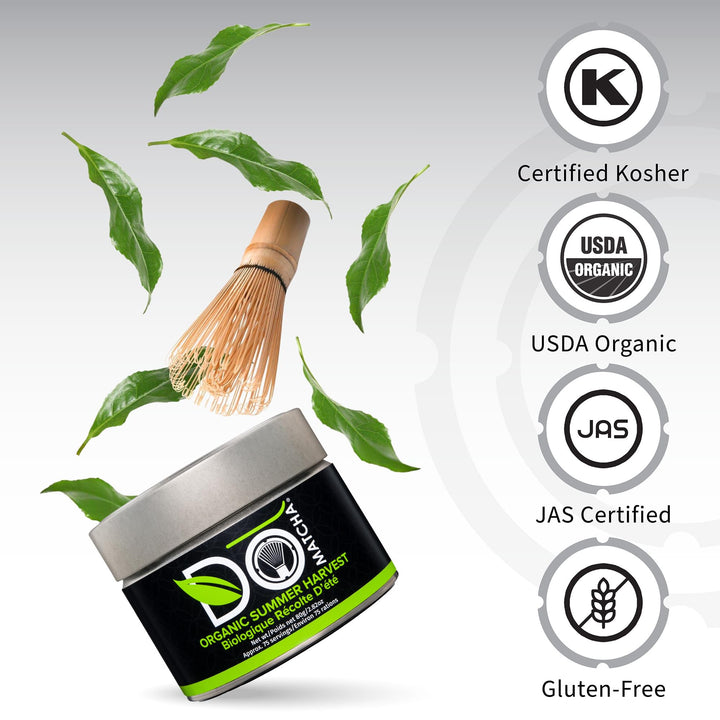 DoMatcha – Matcha Powder – Organic Summer Harvest – 80g Tin