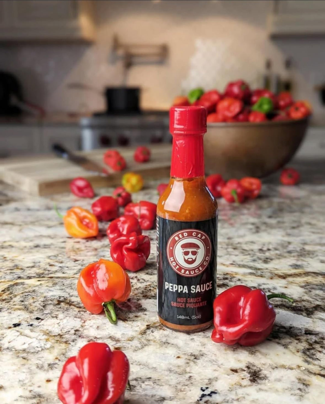 Red Cap Hot Sauce Co. Peppa Sauce, 148mL - Canadian Distribution - Ships Free Within Canada on Orders Above CAD $199