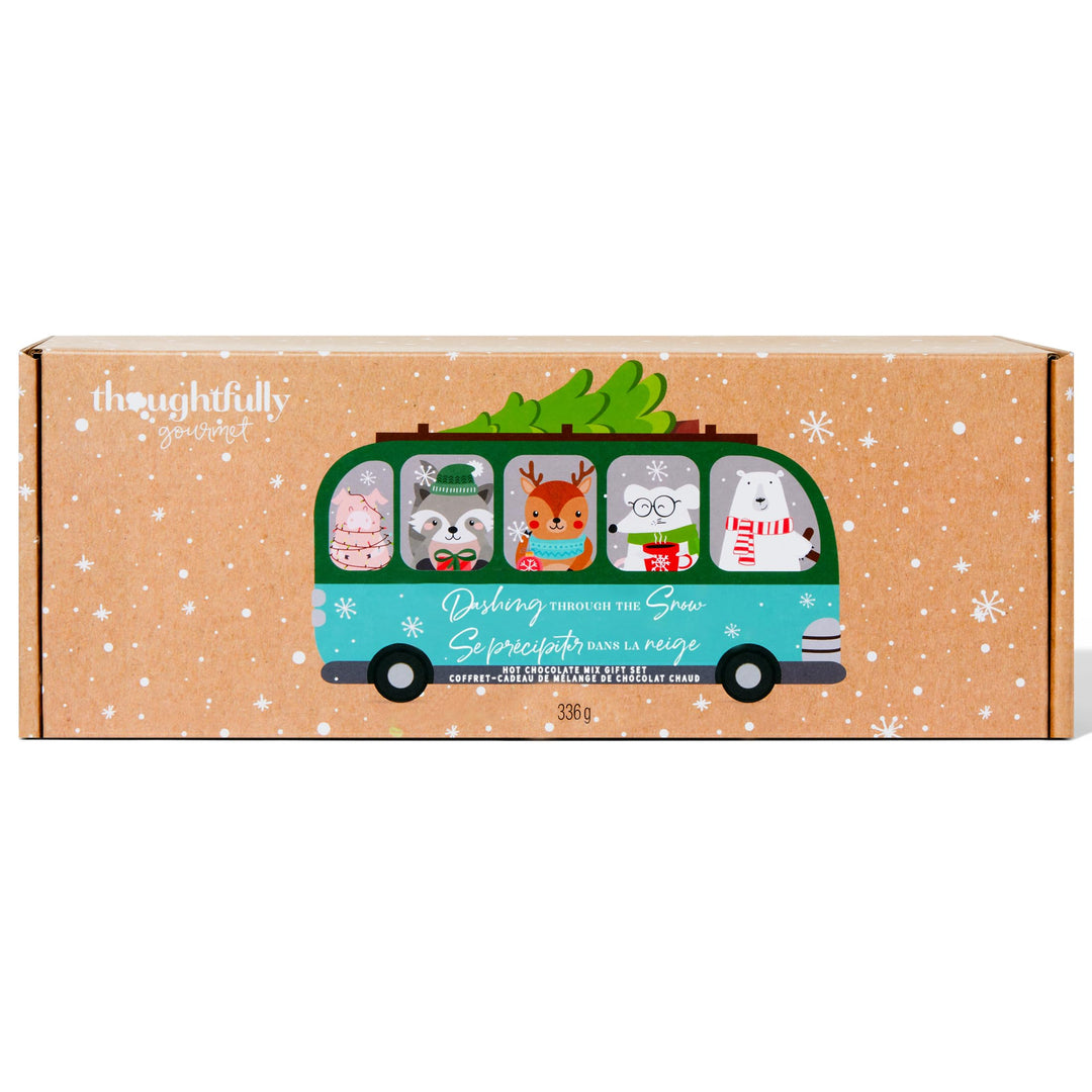 Thoughtfully – Hot Chocolate Gift Set – Holiday Characters – 12 Pack