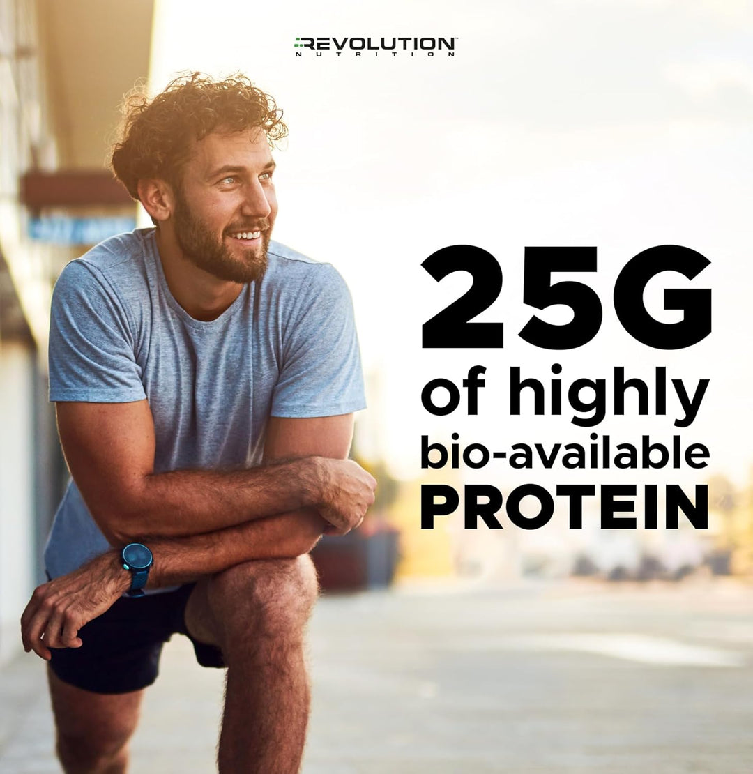 Revolution Nutrition – High Whey Protein Powder – Chocolate Cake – 908 g, 24 Servings