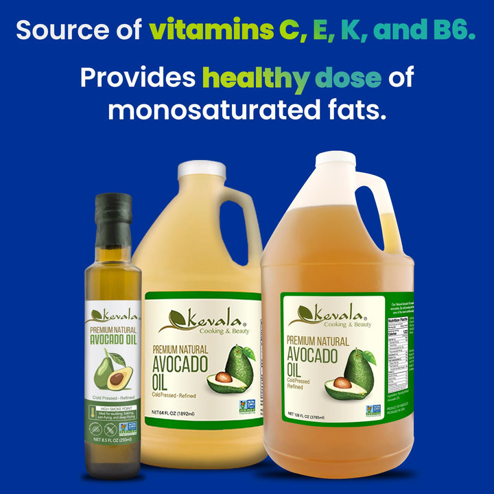 Kevala – Avocado Oil – Cold Pressed – 64 fl oz