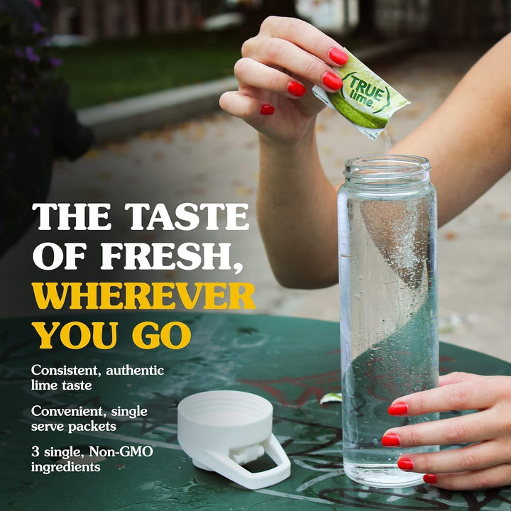 True Lime – Water Enhancer – Lime – 2 × 100 Pack – Real lime no preservatives