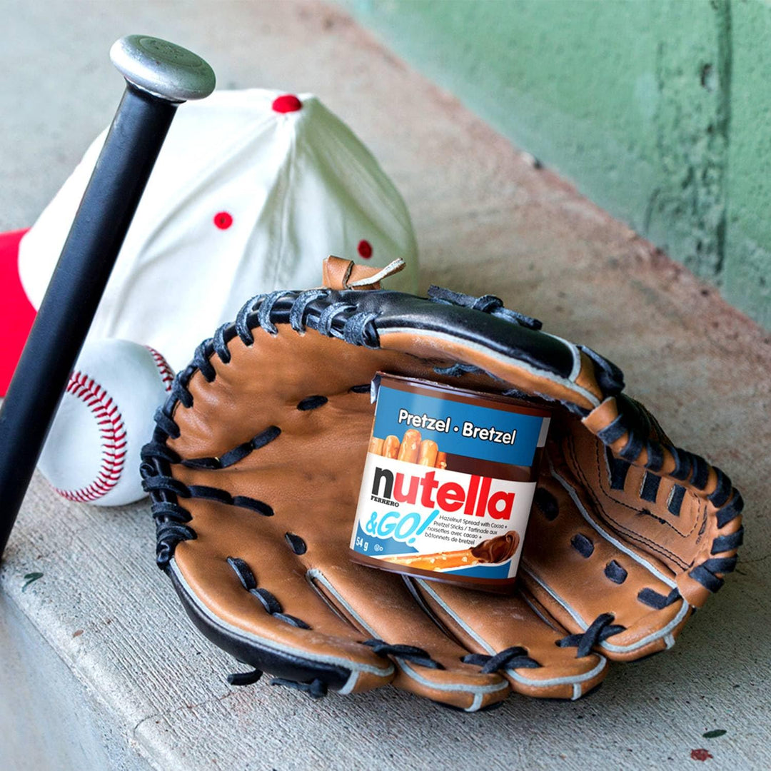 Nutella & Go! Hazelnut Spread with Cocoa and Pretzel Sticks - 12 Pack (54g Each) - Canadian Distribution - Ships Free Within Canada on Orders Above CAD $199