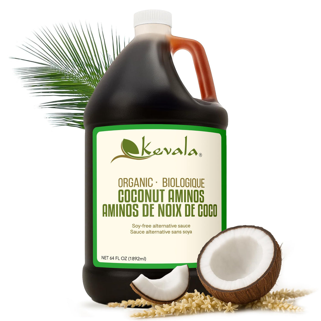 Kevala – Coconut Aminos – Soy-Free Seasoning – Organic – 64 oz