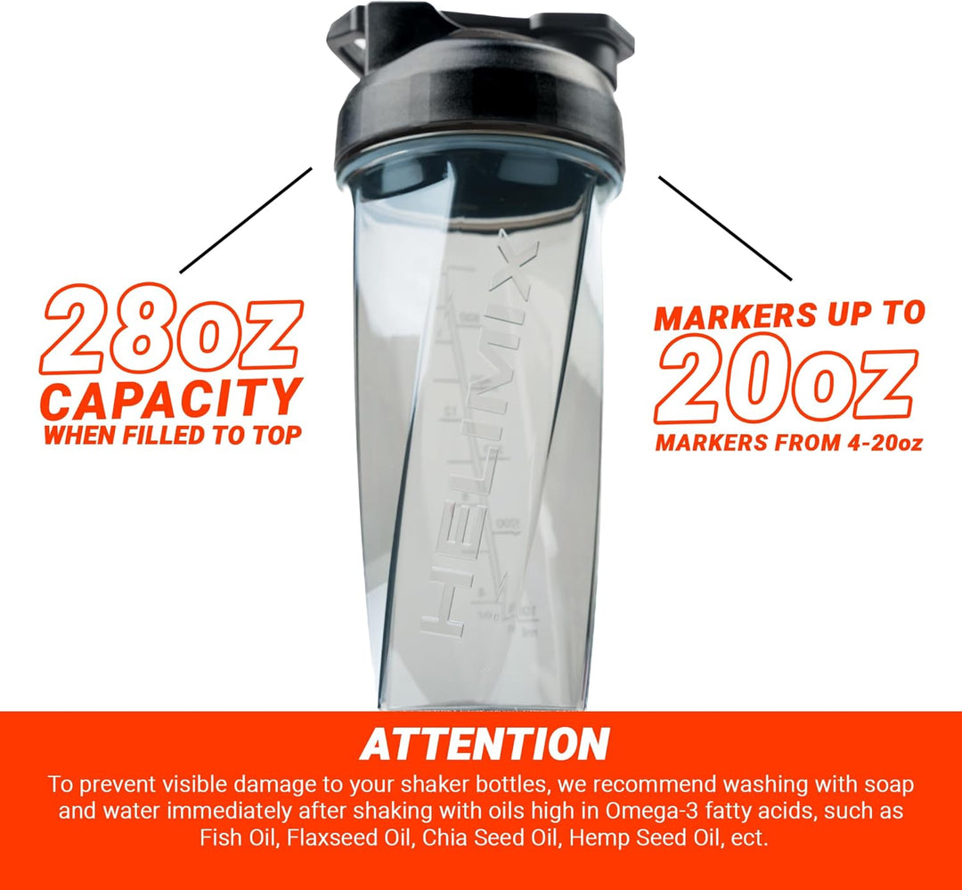 Helimix – 2.0 Shaker Bottle – 28 oz