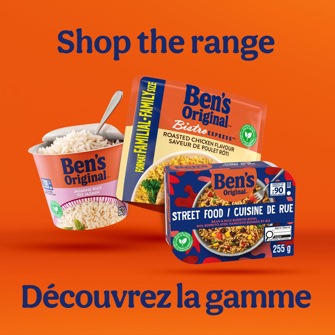 BEN'S ORIGINAL STREET FOOD Korean BBQ Style Noodles Entrée for 1, 2 x 250 g - Canadian Distribution - Ships Free Within Canada on Orders Above CAD $199