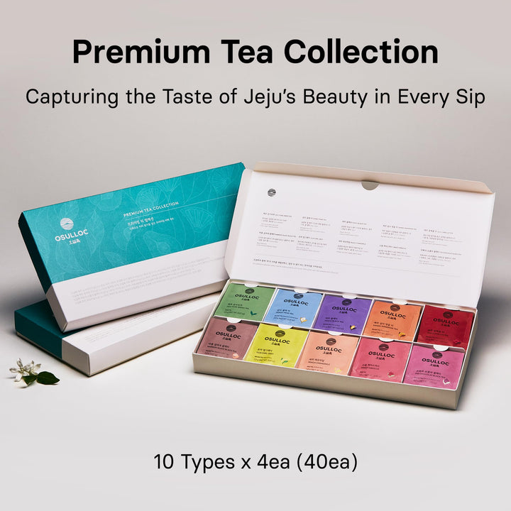 OSULLOC – Premium Tea Collection – Assorted – 40 Count – Ten flavours
