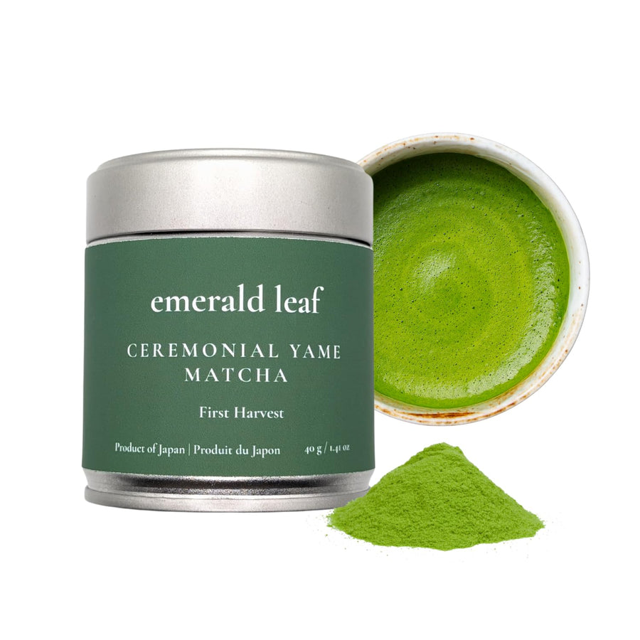 Emerald Leaf – Ceremonial Matcha – First Harvest – 40g – Unsweetened no additives