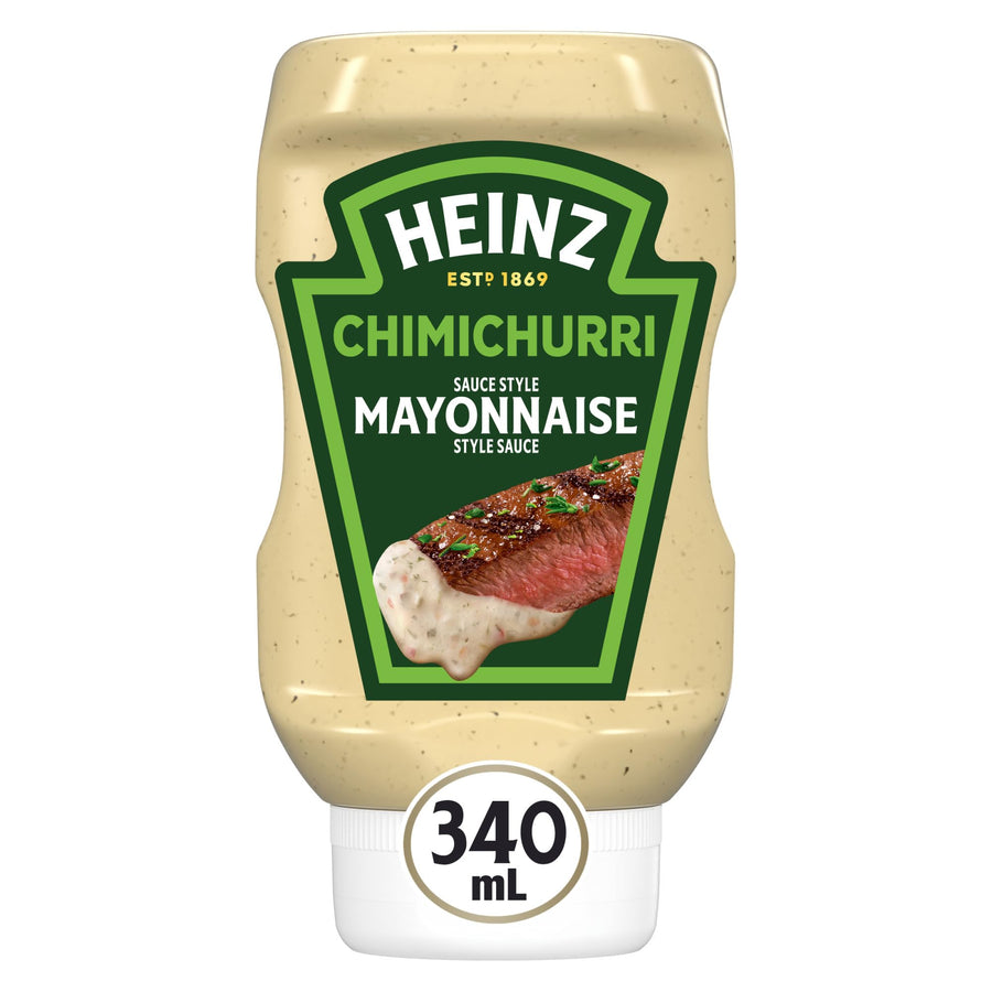 Heinz Chimichurri Mayonnaise Style Sauce, 2 x 340 mL - Canadian Distribution - Ships Free Within Canada on Orders Above CAD $199