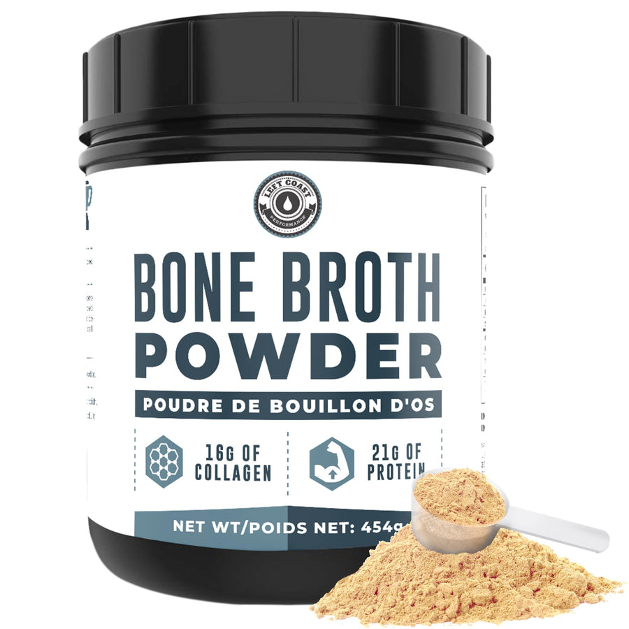 Grass-Fed Bone Broth Protein Powder – 21g Protein, 16g Collagen – Keto/Paleo