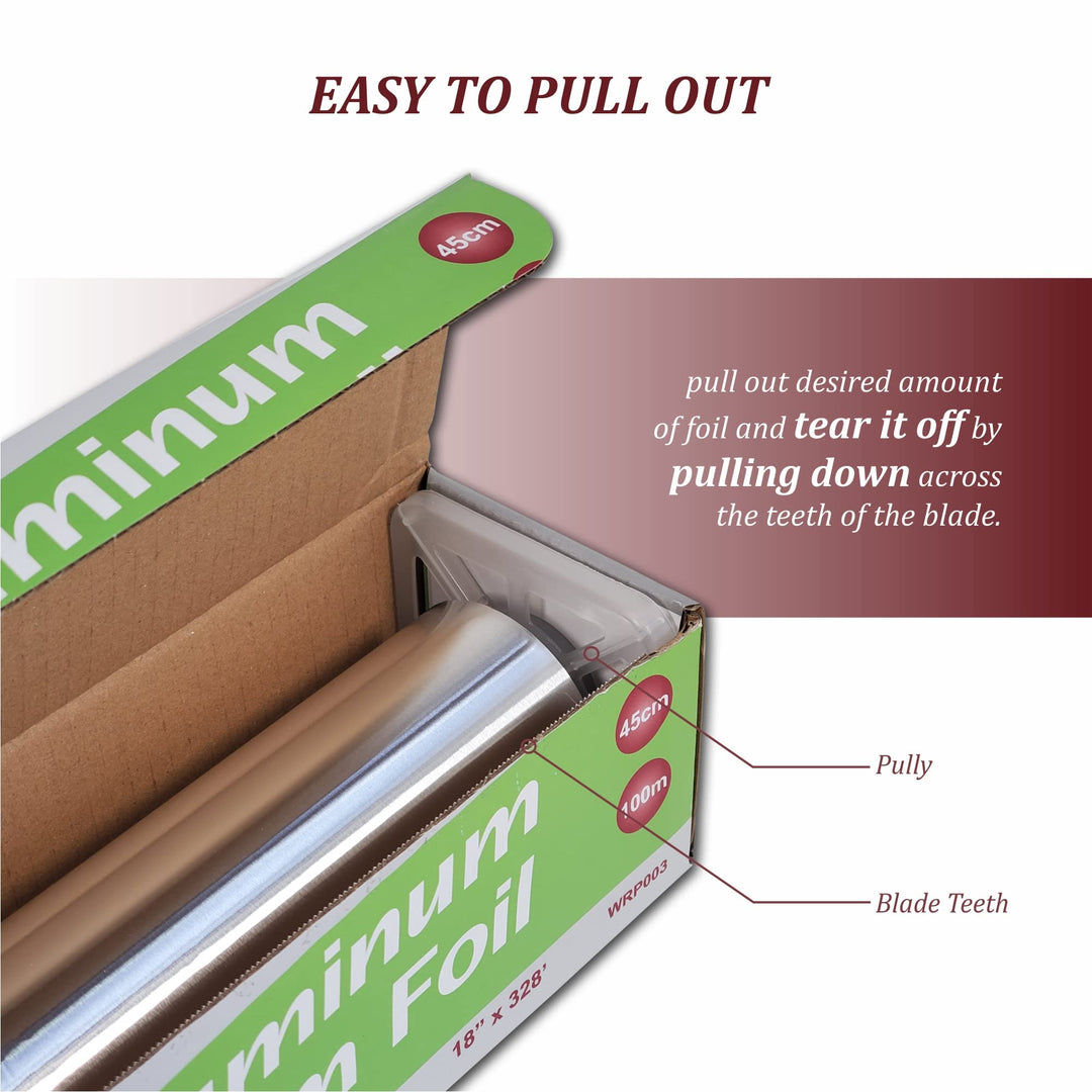 Rhino-Foil - 18" Aluminium Foil Roll - 100M