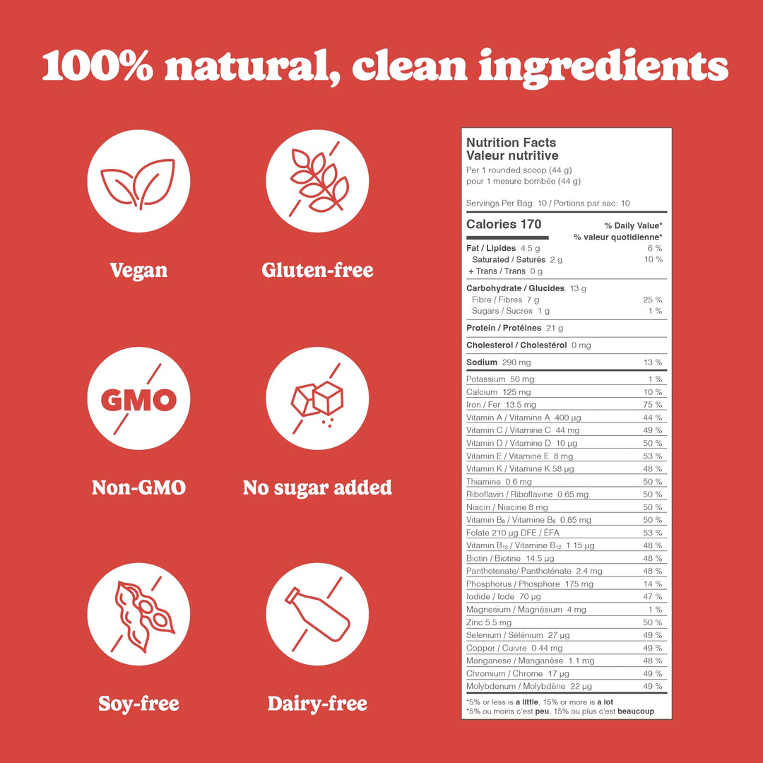 Good Protein - Strawberries & Cream - Vegan Plant-Based Protein Powder - 440g