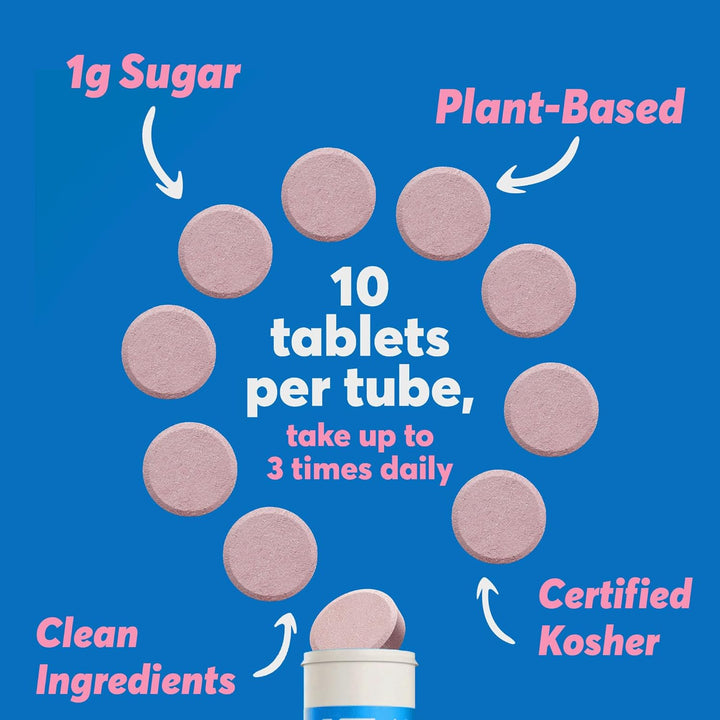 Nuun – Comprimés électrolytes pour sport – Agrumes et baies – 40 doses