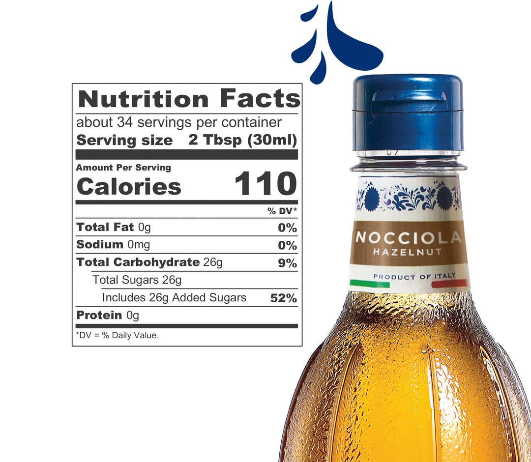 Fabbri – Flavoring Syrup – Hazelnut – 1L