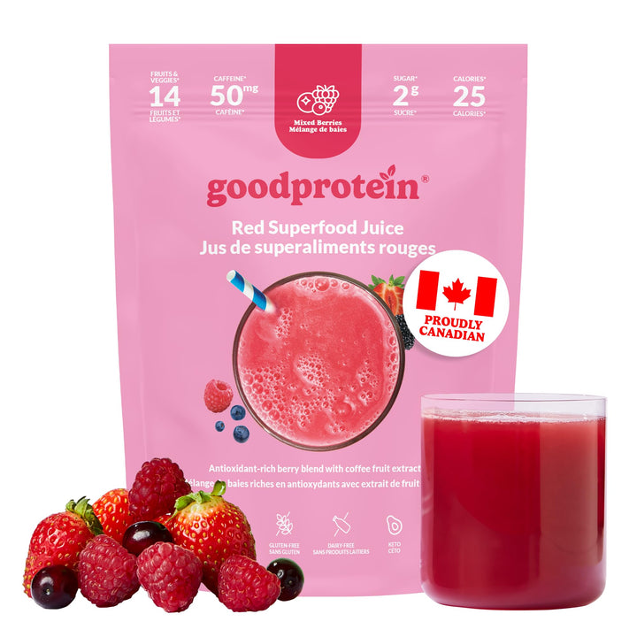 GoodProtein – Red Superfood Juice Powder – Mixed Berries – 225 g