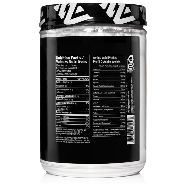 Naked Nutrition – Casein Protein – Unflavoured – 1lb – Micellar casein