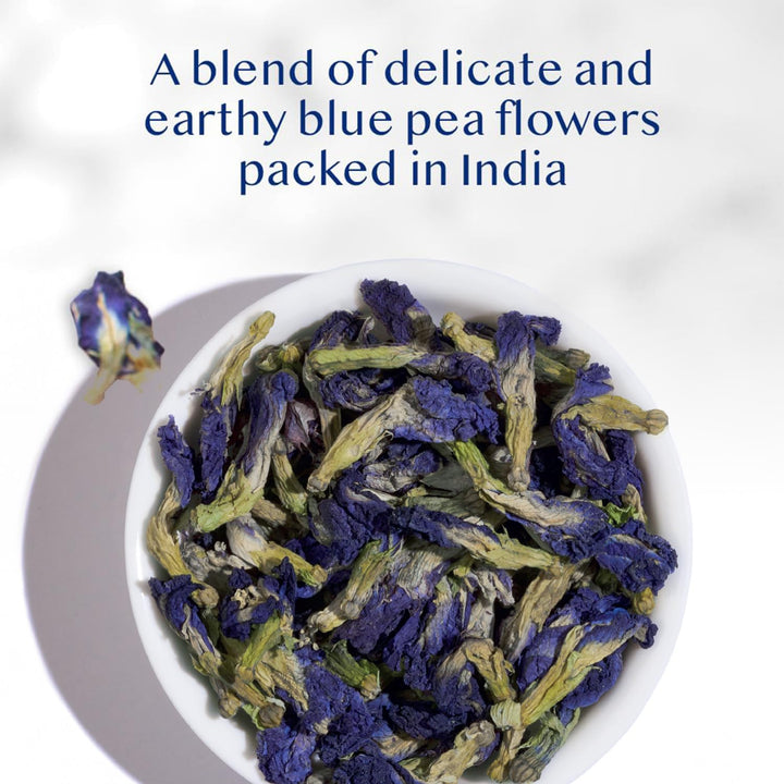 VAHDAM Butterfly Pea Flower Tea - 2 x 1.76oz Loose Leaf | 100+ Servings | Earthy & Delicate Flavor - Canadian Distribution - Ships Free Within Canada on Orders Above CAD $199