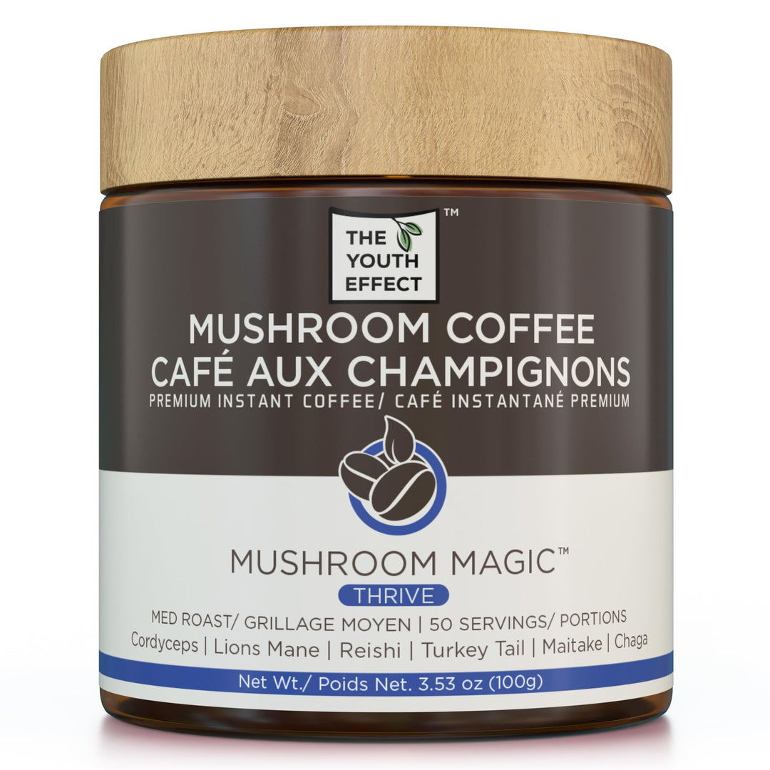 The Youth Effect – Mushroom Coffee – 6 Superfood Mushrooms – 100 g
