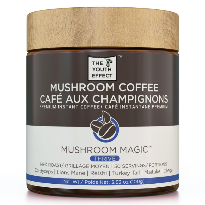The Youth Effect – Mushroom Coffee – 6 Superfood Mushrooms – 100 g