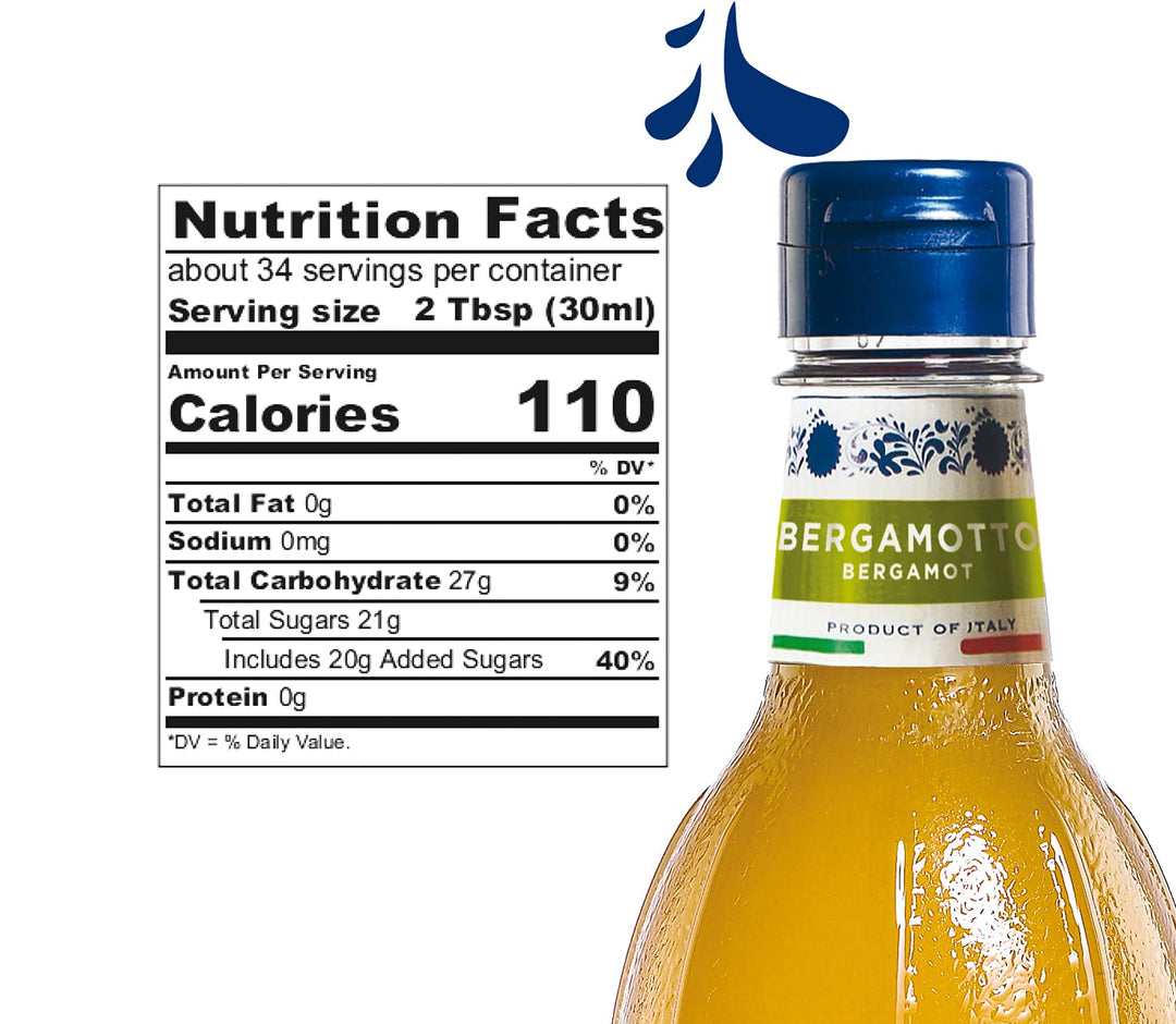 Fabbri – Flavoring Syrup – Bergamot – 1L