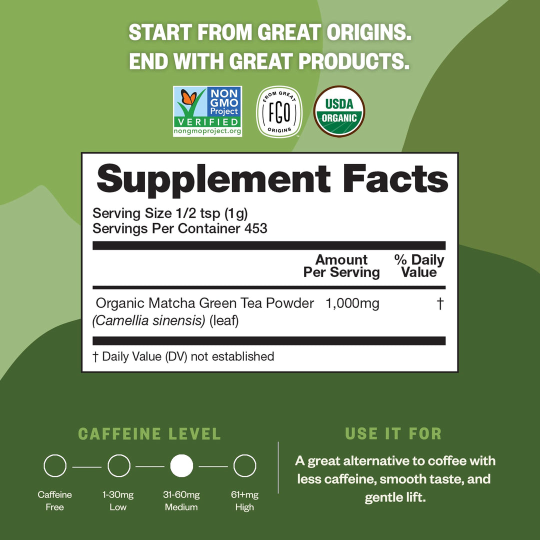 FGO – Organic Matcha – Japanese Culinary Grade – 113g