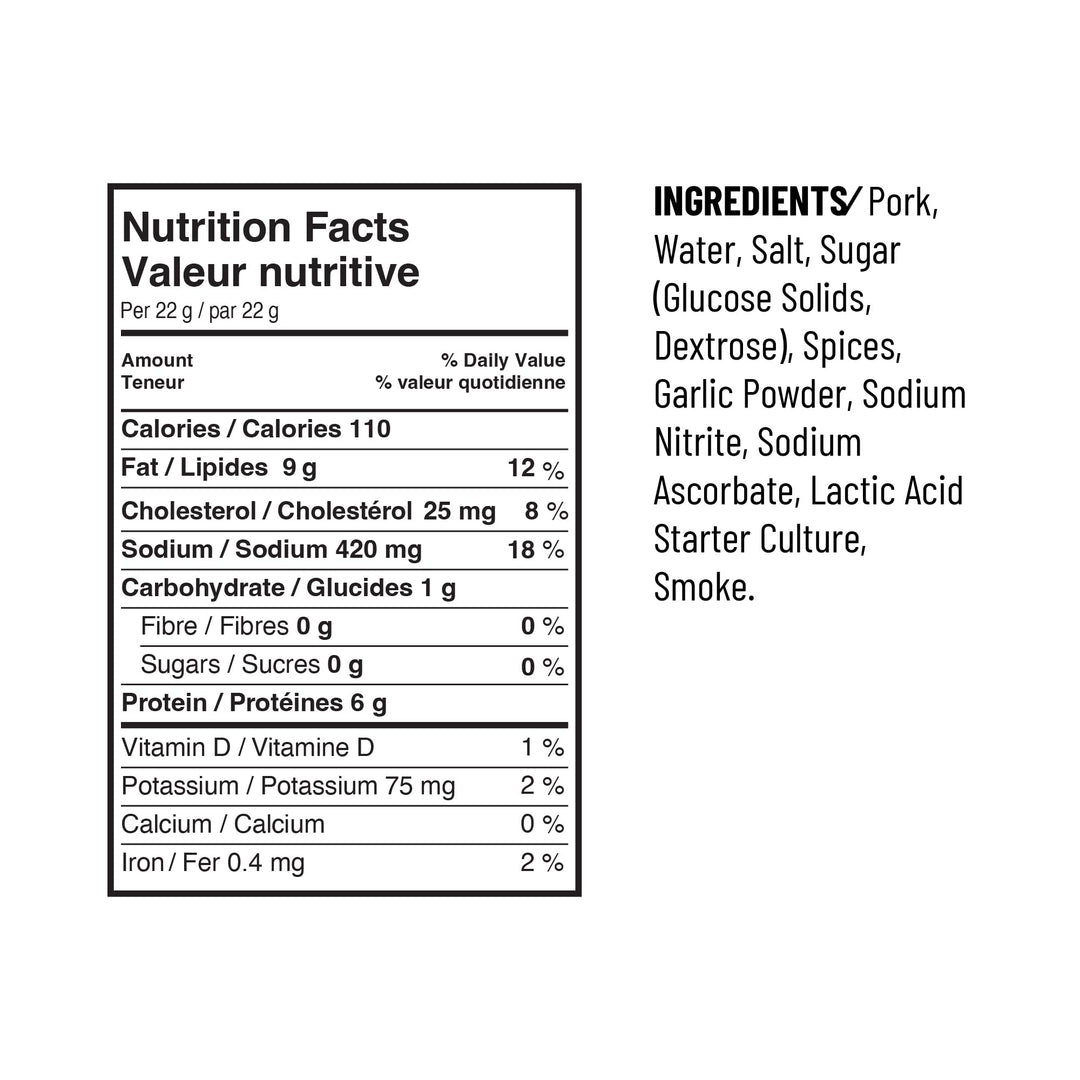 Great Canadian Meat – Mild Pepperoni Sticks – 18 x 22g