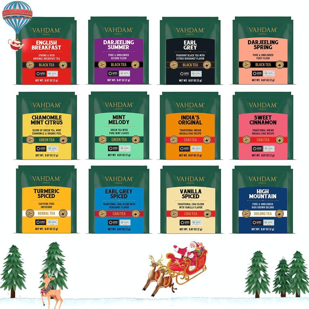 VAHDAM - Calendrier de l'Avent en édition limitée 2025 - 24 saveurs uniques