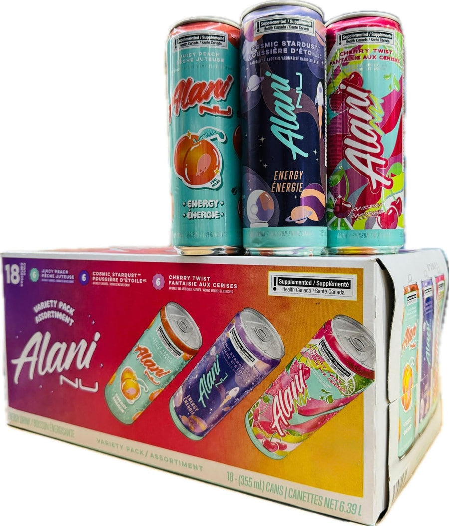 Alani – Energy Drink – Variety Pack – 18 × 355 ml – Mixed Flavours