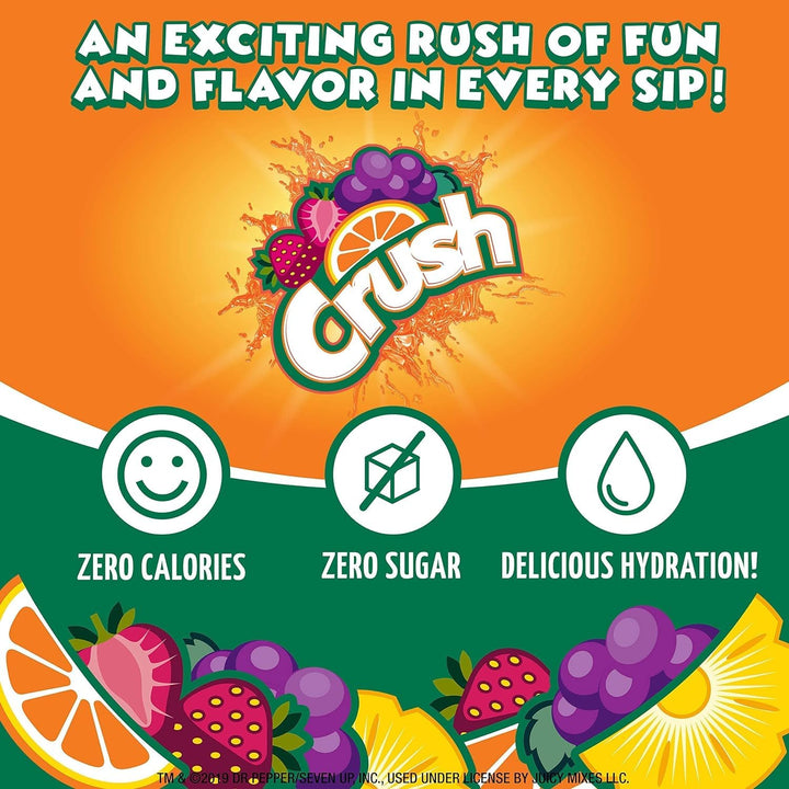 Crush – Liquid Water Enhancer – Variety Pack – Multi flavour