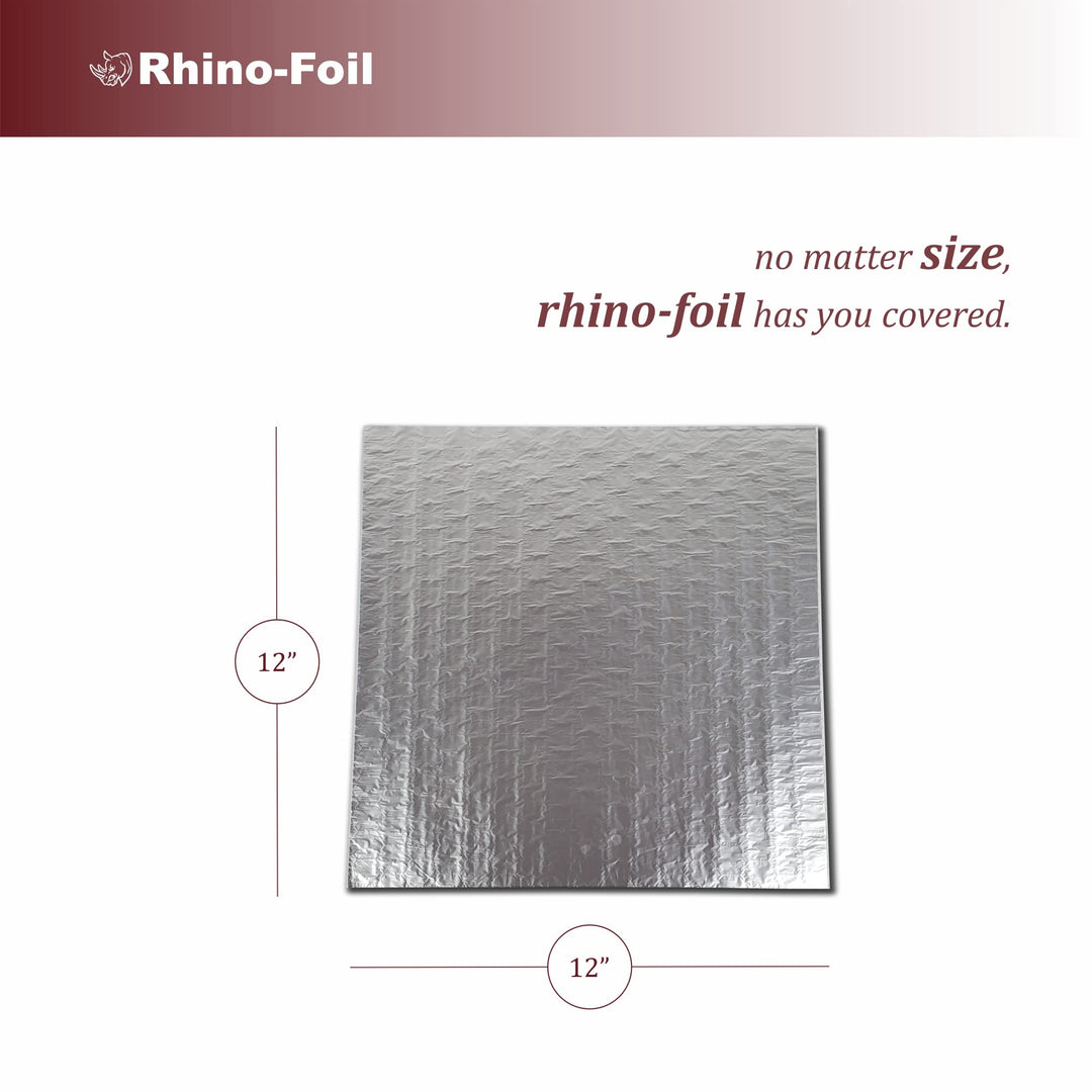 Rhino Foil - Insulated Foil Wrap - 12"x12"