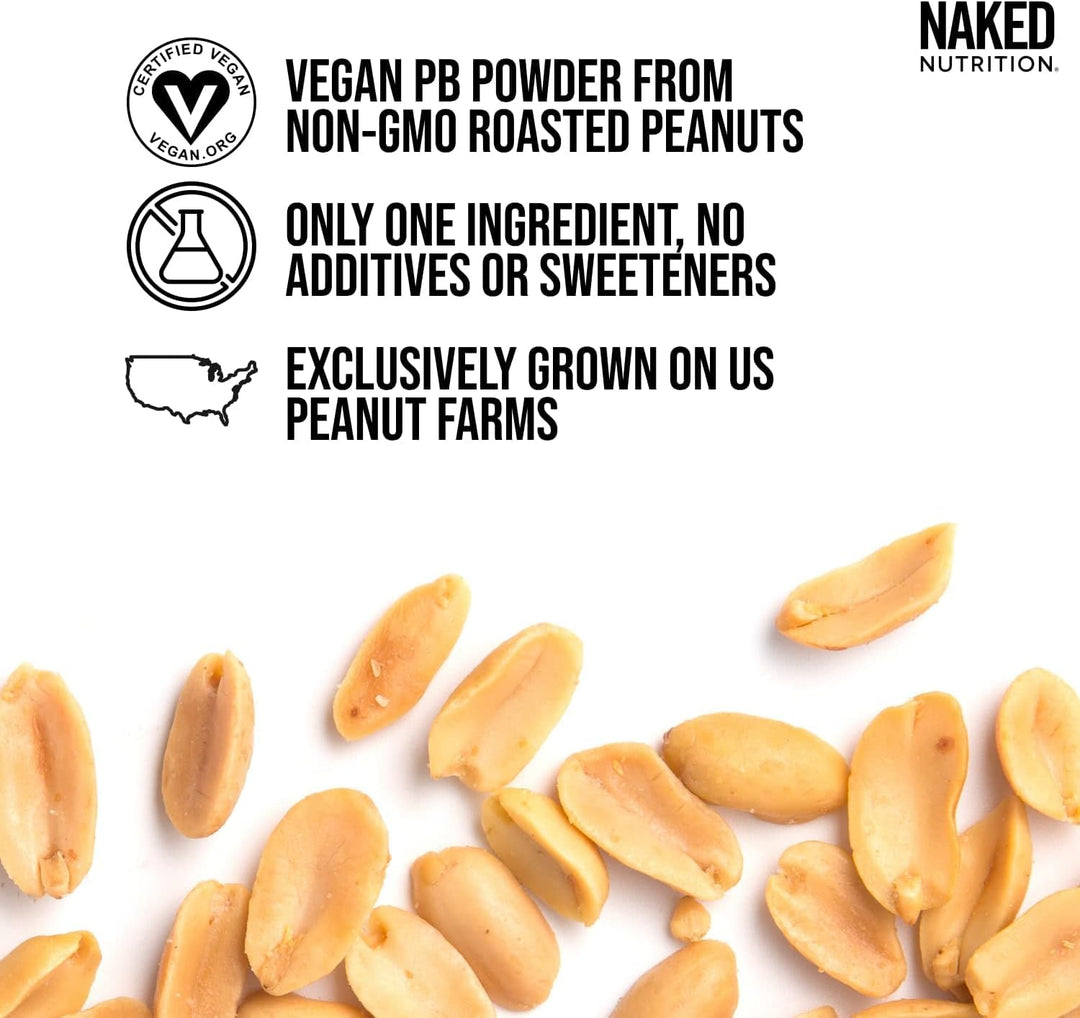 Naked PB – Powdered Peanut Butter – 2LB