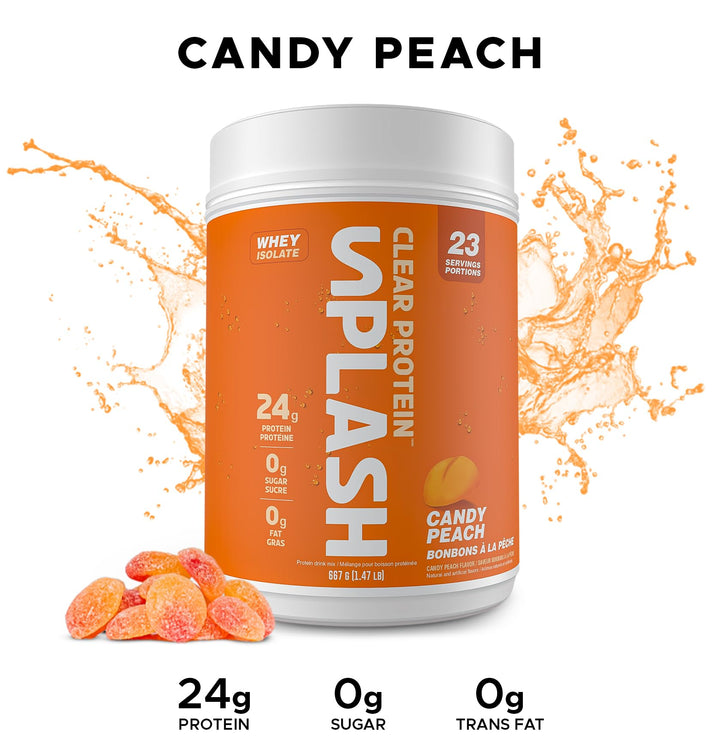 Revolution Nutrition – Splash Clear Isolate Protein – Candy Peach – 667g