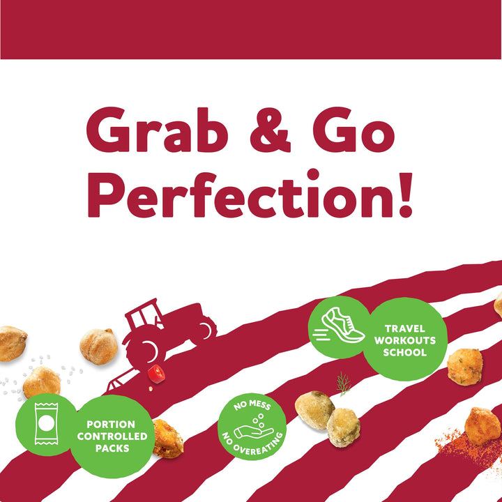 Three Farmers – Healthy Snack Packs – Sweet Chili/Dill Pickle/BBQ – 18 Pack