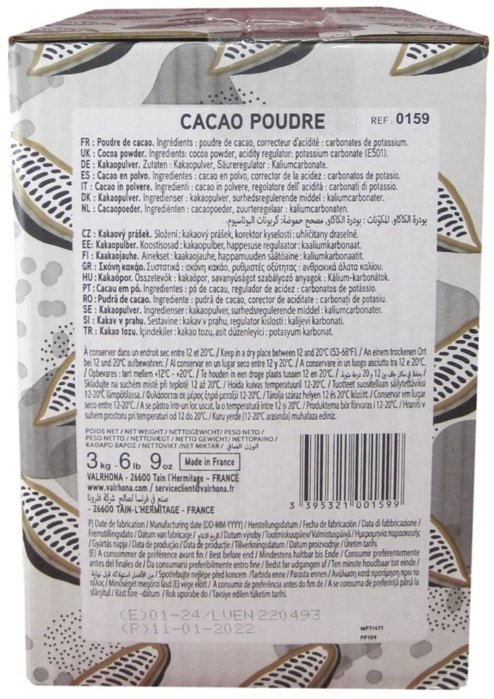 Poudre de cacao Valrhona - 3 kg
