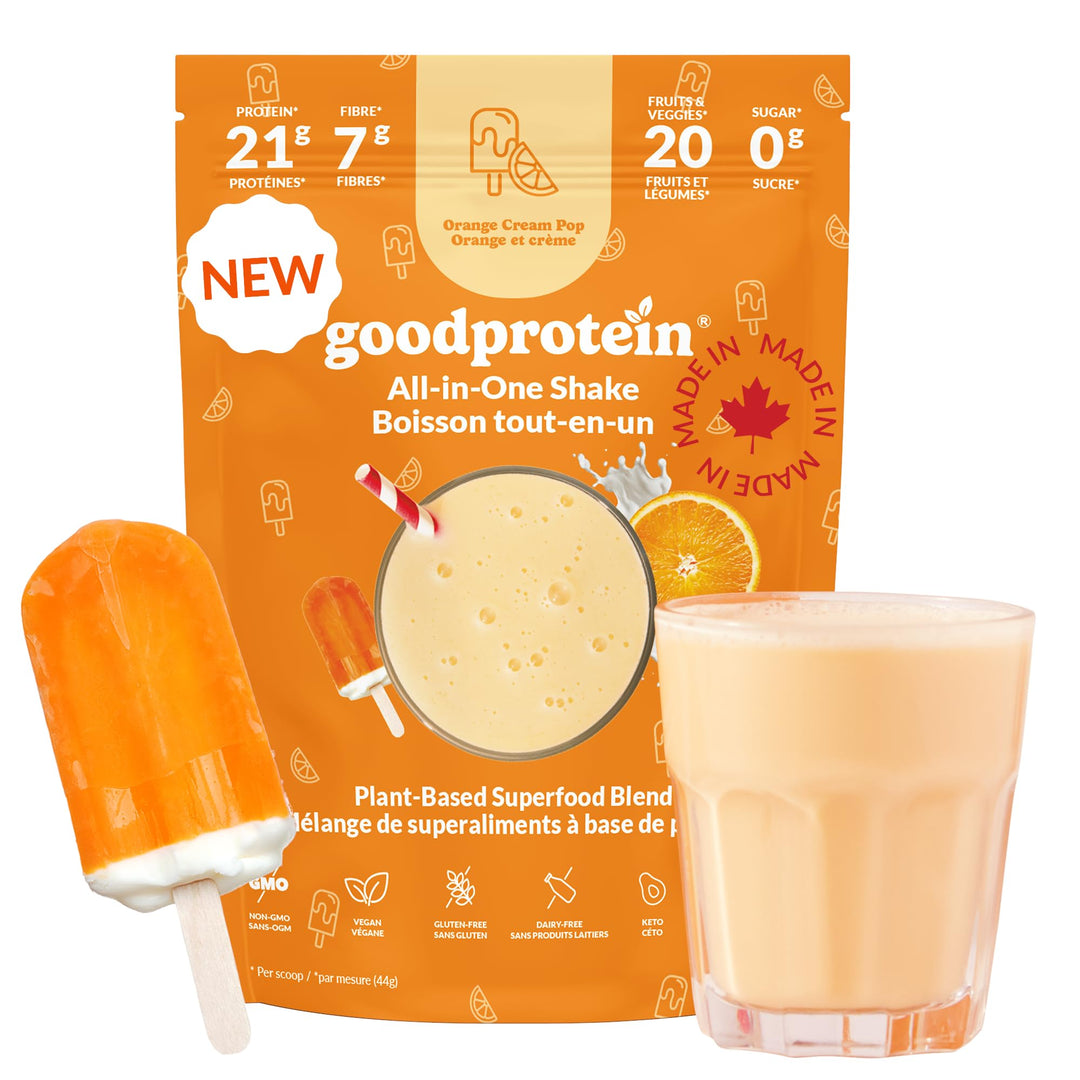 Good Protein - Orange Cream Pop - Vegan Plant-Based Protein Powder - 440g