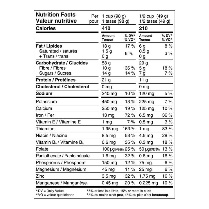 Vector Vanilla Almond Granola Cereal 2 x 311g – High Protein & High Fibre - Canadian Distribution - Ships Free Within Canada on Orders Above CAD $199