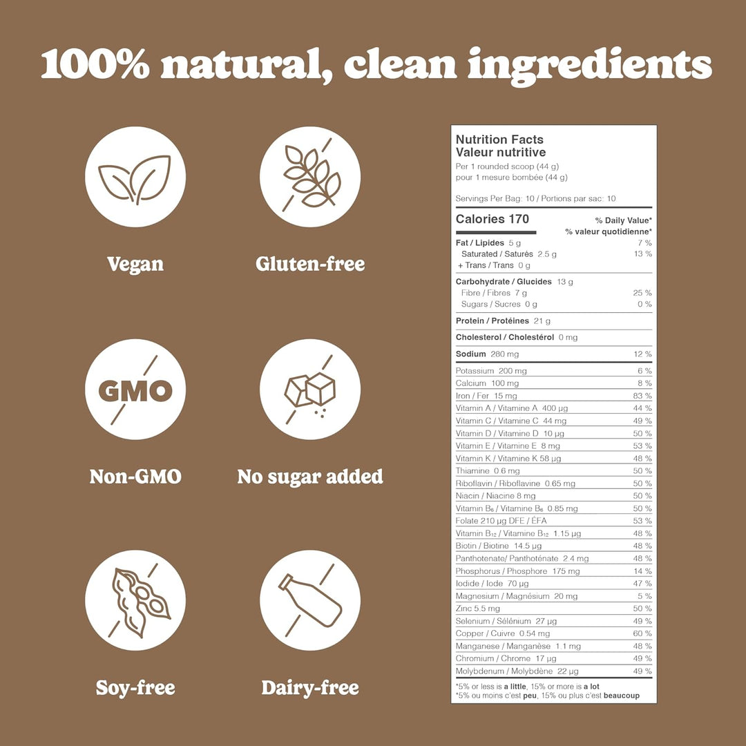 Good Protein - Chocolate Fudge - Vegan Plant-Based Protein Powder - 880g