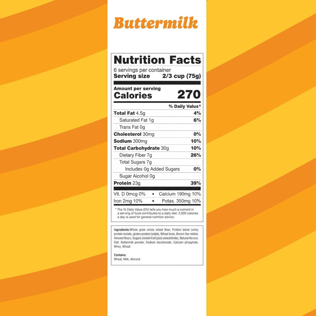 Flourish – Protein Pancake & Waffle Mix – Buttermilk – 430g x 2