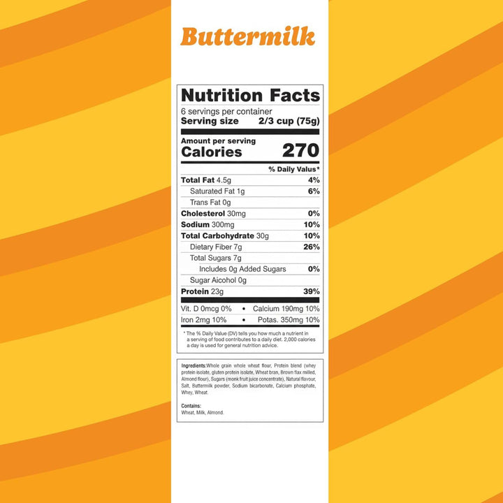 Flourish – Protein Pancake & Waffle Mix – Buttermilk – 430g x 2