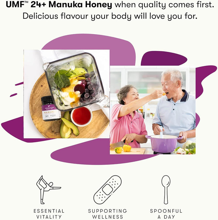 New Zealand Honey Co. – Manuka Honey – UMF 24+ / MGO 1122+ – 8.8 oz