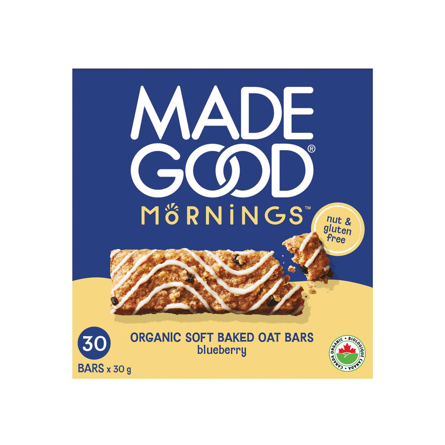 MadeGood – Mornings Soft Baked Breakfast Bar – Blueberry – 30 x 30g