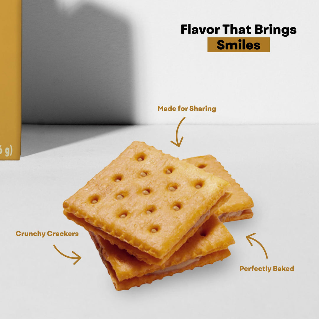 Krack-O-Pop Cheese Sandwich Crackers – 2 x 156g Box - Canadian Distribution - Ships Free Within Canada on Orders Above CAD $199