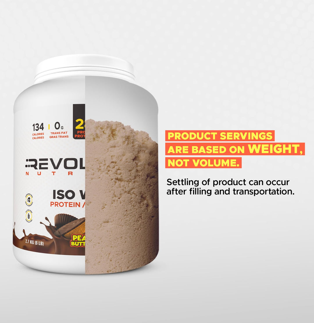 Revolution Nutrition – Iso Whey – Chocolate Peanut Butter Cup – 6 lb