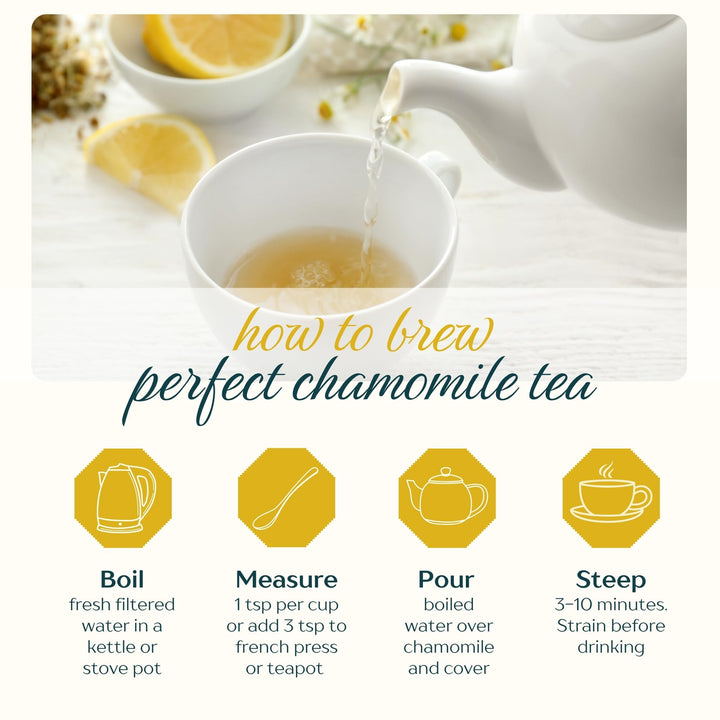 Dragonfly Herbs – Chamomile Tea – Organic Whole Flowers – 250g