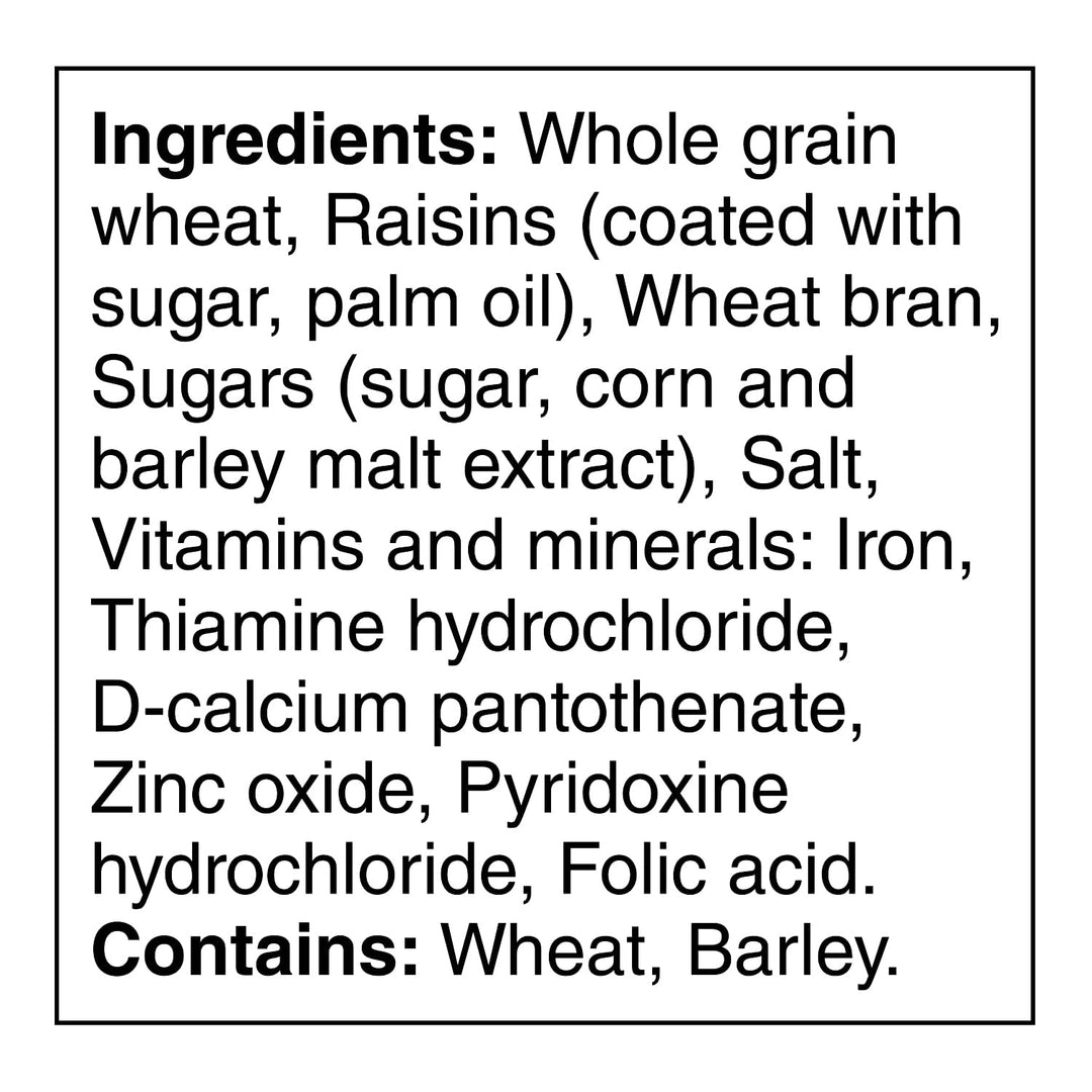 Kellogg's Two Scoops Raisin Bran Cereal 2 x 375g - Canadian Distribution - Ships Free Within Canada on Orders Above CAD $199