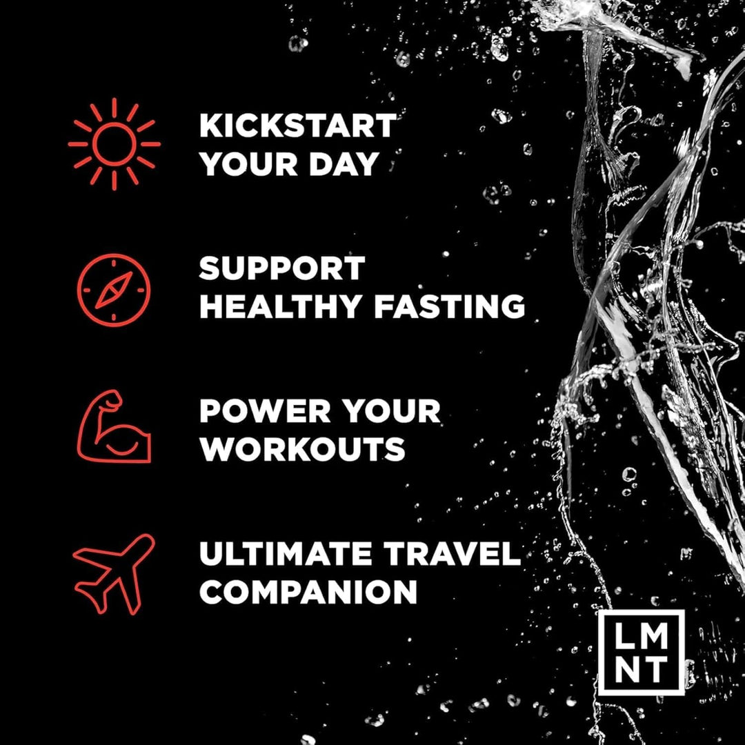 LMNT – Electrolyte Powder Packets – Watermelon Salt – 30 Sticks