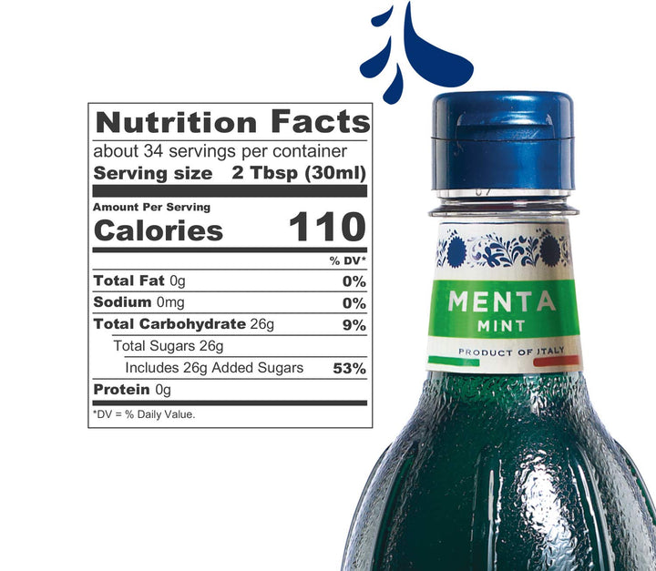 Fabbri – Flavoring Syrup – Mint – 1L